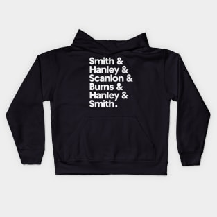 Classic The Fall Line-Up Names List Design Kids Hoodie